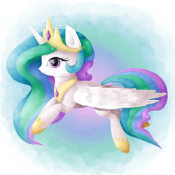 Size: 2000x2000 | Tagged: safe, artist:solar-claw, princess celestia, g4, female, high res, solo