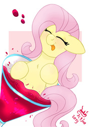 Size: 870x1200 | Tagged: safe, artist:joakaha, fluttershy, g4, :p, female, solo, tongue out