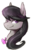 Size: 341x525 | Tagged: safe, artist:thelionmedal, octavia melody, g4, bust, female, portrait, simple background, solo, transparent background