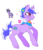 Size: 1024x1195 | Tagged: safe, artist:ilovekatamari, oc, oc only, oc:prince bellefleur, pony, unicorn, male, solo, stallion