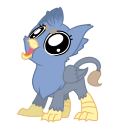 Size: 500x500 | Tagged: safe, artist:envelin, oc, oc only, oc:envelin, griffon, faic, griffonsona, show accurate, simple background, transparent background, vector