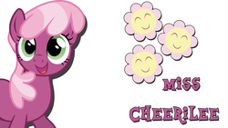 Size: 1920x1080 | Tagged: safe, artist:templarhappy, cheerilee, earth pony, pony, g4, cute, cutie mark, female, happy, mare, open mouth, simple, smiling, vector, wallpaper