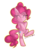 Size: 1300x1600 | Tagged: safe, artist:kaji-tanii, pinkie pie, earth pony, pony, g4, bipedal, cute, diapinkes, eyes closed, female, mare, simple background, solo, standing, standing on one leg, transparent background