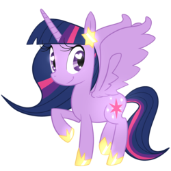 Size: 1600x1600 | Tagged: safe, artist:kaji-tanii, twilight sparkle, alicorn, pony, g4, female, mare, simple background, solo, transparent background, twilight sparkle (alicorn)