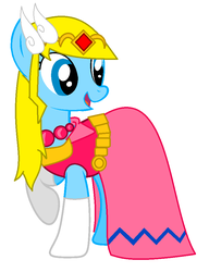 Size: 736x960 | Tagged: safe, artist:midnacookies1425, pony, ponified, solo, the legend of zelda
