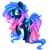 Size: 1024x1024 | Tagged: dead source, safe, artist:arcadianphoenix, oc, oc only, oc:midnight rhapsody, pegasus, pony, digital art, female, gradient hair, gradient mane, gradient tail, grin, mare, raised hoof, signature, simple background, smiling, solo, sparkles, sparkly mane, transparent background