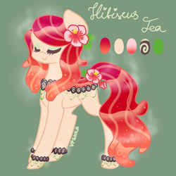 Size: 2000x2000 | Tagged: safe, artist:vpshka, oc, oc only, food pony, original species, high res, solo, tea