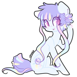 Size: 2000x2000 | Tagged: safe, artist:vpshka, oc, oc only, oc:dreamy pastels, earth pony, pony, high res, solo