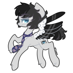 Size: 2000x2000 | Tagged: safe, artist:vpshka, oc, oc only, oc:keen mind, pegasus, pony, high res, solo