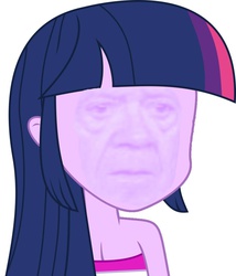 Size: 822x960 | Tagged: safe, twilight sparkle, equestria girls, g4, 1000 years in photoshop, chabelo, humanized, mexico, not salmon, reaction image, wat, wtf