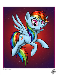 Size: 1020x1320 | Tagged: safe, artist:razia, rainbow dash, g4, female, solo