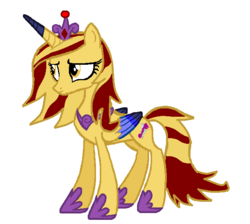 Size: 664x595 | Tagged: safe, oc, oc only, alicorn, pony, alicorn oc, solo