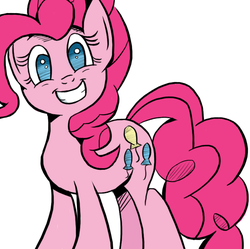 Size: 798x796 | Tagged: safe, artist:flutteriot, pinkie pie, g4, female, solo