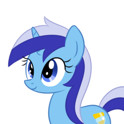 Size: 1280x1280 | Tagged: safe, artist:acersiii, minuette, pony, unicorn, g4, female, simple background, smiling, solo, transparent background, vector