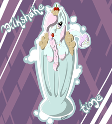 Size: 4500x5000 | Tagged: safe, artist:luv4horsez, oc, oc only, original species, absurd resolution, augmented tail, milkshake, solo