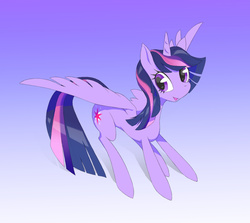 Size: 1200x1072 | Tagged: safe, artist:shimizu, twilight sparkle, alicorn, pony, g4, female, mare, pixiv, solo, twilight sparkle (alicorn)