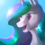 Size: 1077x1077 | Tagged: safe, artist:plainoasis, princess celestia, g4, female, portrait, solo