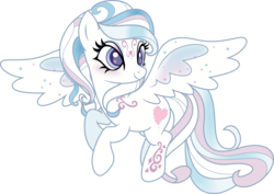 Size: 4236x3000 | Tagged: safe, artist:theshadowstone, star catcher, pegasus, pony, g3, g4, beautiful, blushing, female, flying, g3 to g4, generation leap, mare, simple background, smiling, solo, transparent background, vector