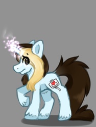 Size: 1024x1365 | Tagged: safe, artist:misocosmis, oc, oc only, pony, unicorn, magic, solo