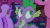 Size: 500x281 | Tagged: safe, screencap, berry punch, berryshine, cherry berry, derpy hooves, spike, dragon, earth pony, pegasus, pony, do princesses dream of magic sheep, g4, animated, beefspike, derpysaur, discovery family, discovery family logo, dragons riding ponies, female, finger snap, gif, hoofy-kicks, level up, male, mare, rearing, riding, shared dream, spike riding derpy
