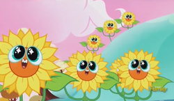 Size: 870x505 | Tagged: safe, screencap, do princesses dream of magic sheep, g4, nightmare fuel, nightmare sunflower, pure unfiltered evil, sunflower