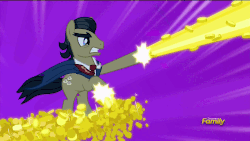 Size: 1920x1080 | Tagged: safe, screencap, filthy rich, earth pony, pony, do princesses dream of magic sheep, g4, animated, discovery family logo, dollar sign, loop, male, money shot, solo, stallion, super rich