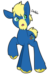 Size: 847x1305 | Tagged: safe, artist:koportable, oc, oc only, oc:doc helix, pony, commission, male, solo