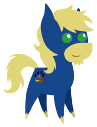 Size: 378x493 | Tagged: safe, artist:timid tracks, oc, oc only, oc:doc helix, earth pony, pony, commission, cute, male, pointy ponies, solo