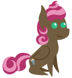 Size: 473x509 | Tagged: safe, artist:timid tracks, oc, oc only, oc:sweet treat, pegasus, pony, commission, cute, female, pointy ponies, solo