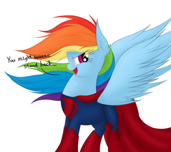 Size: 1800x1600 | Tagged: safe, artist:php66, rainbow dash, g4, superman, supermare