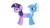 Size: 960x540 | Tagged: artist needed, safe, trixie, twilight sparkle, pony, unicorn, do princesses dream of magic sheep, g4, my little pony: friendship is magic, conjoined, female, floppy ears, fusion, fusion:trixie, fusion:twilight sparkle, fusion:twixie, hilarious in hindsight, mare, pushmi-pullyu, simple background, transparent background, twilight sparkle is not amused