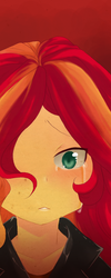 Size: 321x800 | Tagged: safe, artist:loyaldis, sunset shimmer, equestria girls, g4, crying, female, solo