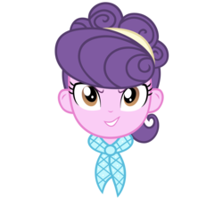 Size: 3384x3008 | Tagged: safe, artist:pinkiespartygirl, suri polomare, equestria girls, g4, female, head, high res, simple background, solo, transparent background, vector