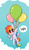 Size: 800x1400 | Tagged: dead source, safe, artist:joycall6, rainbow dash, pegasus, pony, g4, balloon, female, solo, up