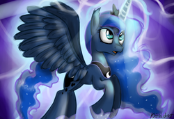 Size: 6000x4092 | Tagged: safe, artist:kleineluhnar, princess luna, do princesses dream of magic sheep, g4, my little pony: friendship is magic, absurd resolution, dream, female, magic, solo