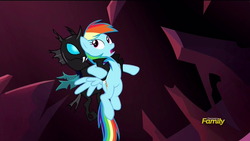 Size: 1920x1080 | Tagged: safe, screencap, rainbow dash, changeling, do princesses dream of magic sheep, g4, out of context