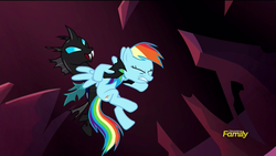 Size: 1920x1080 | Tagged: safe, screencap, rainbow dash, changeling, do princesses dream of magic sheep, g4, my little pony: friendship is magic, out of context