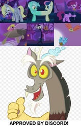 Size: 471x741 | Tagged: safe, edit, edited screencap, screencap, berry punch, berryshine, bon bon, cherry berry, derpy hooves, discord, lyra heartstrings, mayor mare, sweetie drops, the lone lampman, balloon pony, pony, do princesses dream of magic sheep, g4, airhead, alpha channel, balloon, balloon punch, chasse-galerie, cropped, derpysaur, dream, female, fusion, headless, lamppost, lyrabon (fusion), mare, meme, modular, muffin, pushmi-pullyu, rowboat, shared dream, ship:lyrabon, shipping, simple background, thumbs up, winged muffin, wings