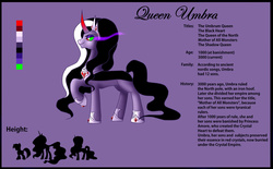 Size: 1024x635 | Tagged: safe, artist:yula568, oc, oc only, oc:mother umbra, umbrum, color palette, origin story, reference sheet, stupid sexy mombra