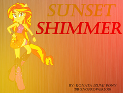 Size: 1152x864 | Tagged: safe, artist:brunoprower500, sunset shimmer, equestria girls, g4, my little pony equestria girls: rainbow rocks, ponied up, pony ears, wallpaper