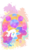 Size: 1749x3040 | Tagged: safe, artist:breloomsgarden, oc, oc only, oc:vivid visions, captivelegacy, gradient, present, rainbow, solo, sparkles, stained glass