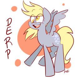 Size: 1234x1263 | Tagged: safe, artist:befishproductions, derpy hooves, pegasus, pony, g4, cute, derpabetes, female, mare, signature, simple background, solo, transparent background