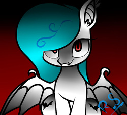 Size: 640x581 | Tagged: safe, artist:chick, oc, oc only, oc:randy smith, bat pony, pony, solo