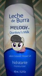 Size: 396x720 | Tagged: safe, edit, octavia melody, g4, burroctavia, implied lactation, photo, spanish