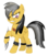 Size: 897x1027 | Tagged: safe, artist:blazelimit, artist:mookage, daring do, g4, edgy, female, solo, weapon