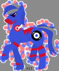 Size: 812x985 | Tagged: safe, artist:luperpony13, oc, oc only, oc:brony ax, digital art, fanart, gimp, solo