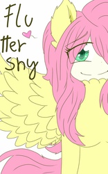 Size: 800x1280 | Tagged: safe, artist:sofi2256, fluttershy, human, g4, clothes, eared humanization, female, humanized, solo, sweatershy, winged humanization