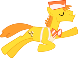 Size: 669x498 | Tagged: safe, artist:pacificgreen, carrot cake, earth pony, pony, g4, slice of life (episode), flying, majestic as fuck, male, simple background, solo, stallion, transparent background, vector