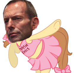 Size: 1024x1009 | Tagged: artist needed, safe, edit, human, face swap, irl, photo, simple background, solo, tony abbott, transparent background, wat