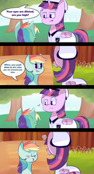 Size: 1913x3553 | Tagged: safe, artist:bukaa-a, rainbow dash, twilight sparkle, alicorn, pony, g4, angry, comic, female, kissy face, lesbian, mare, police, ship:twidash, shipping, twilight sparkle (alicorn)